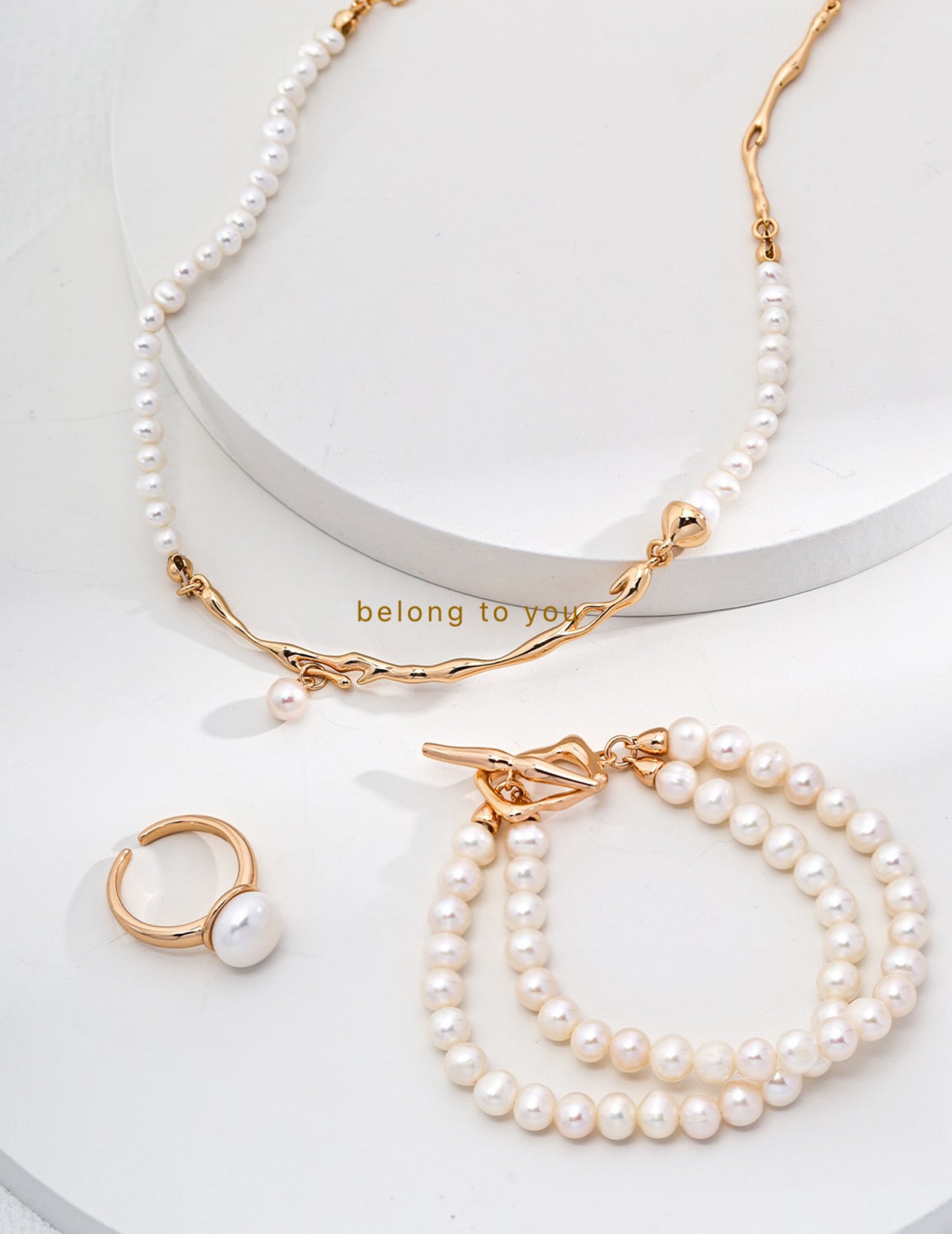 Natural Full Pearl Bracelet