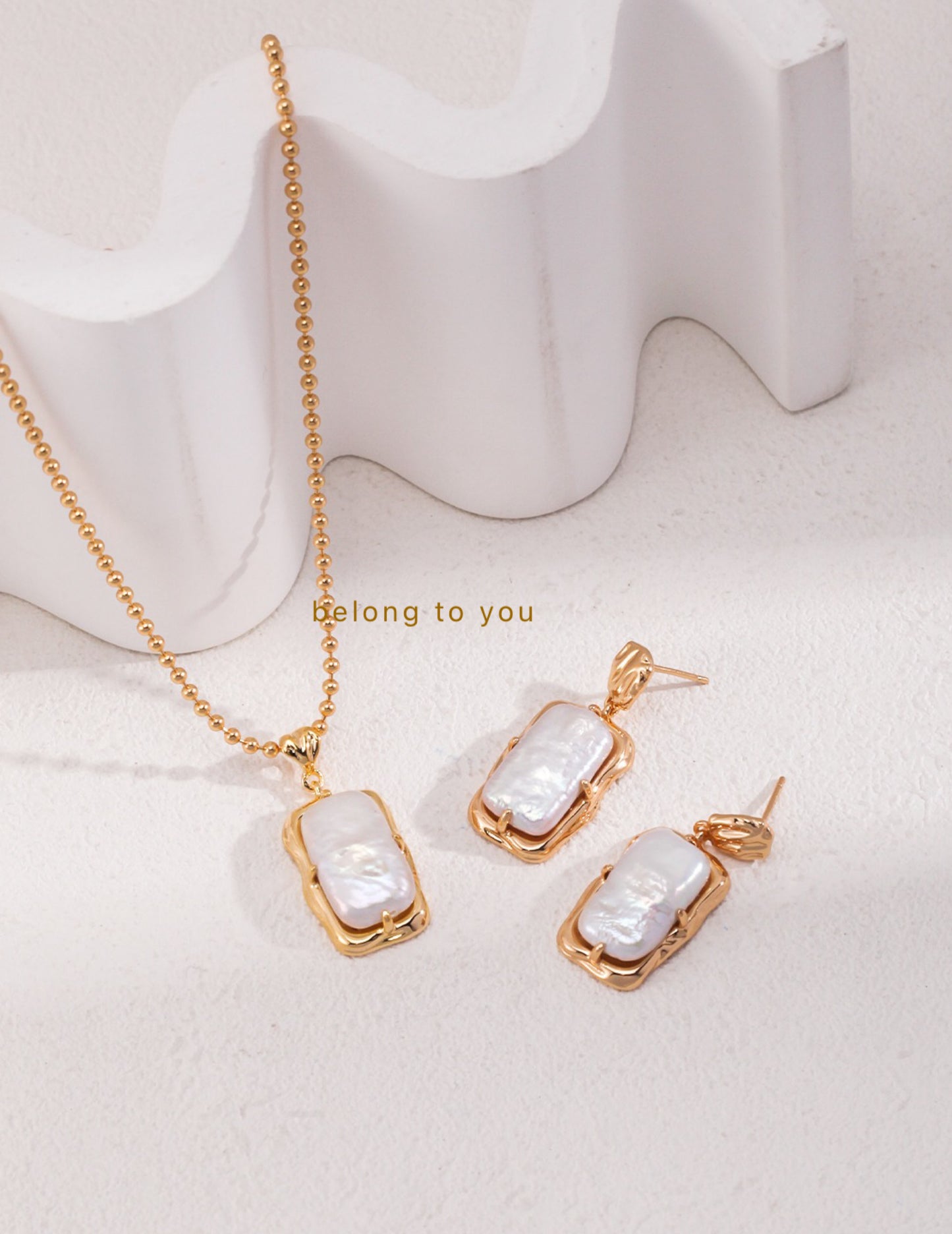 Whispers Of The Stars Pearl Earrings