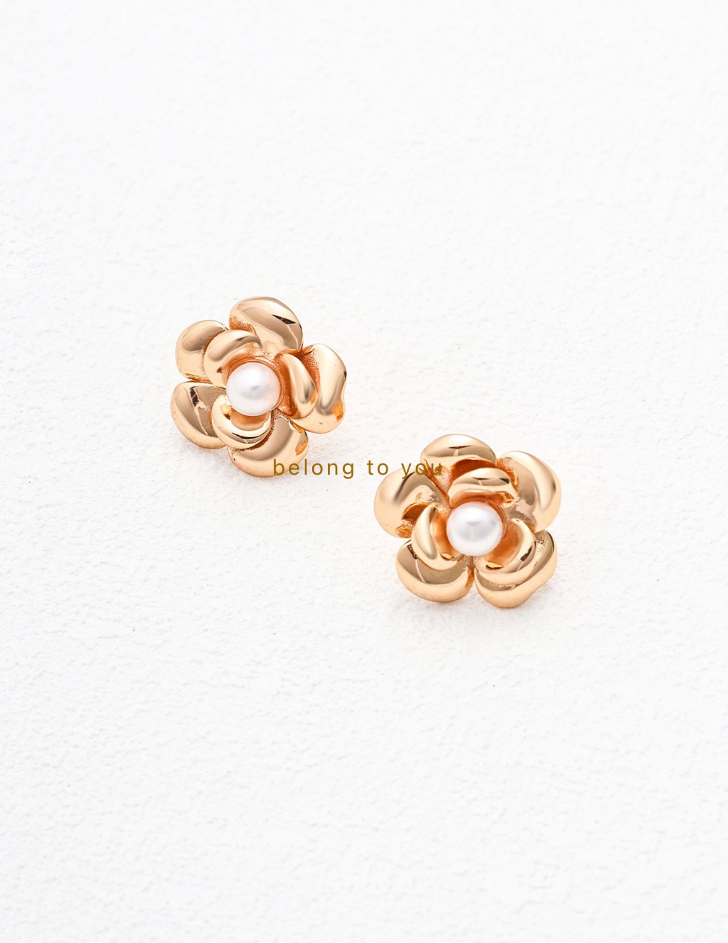 Camellia Pearl Earrings