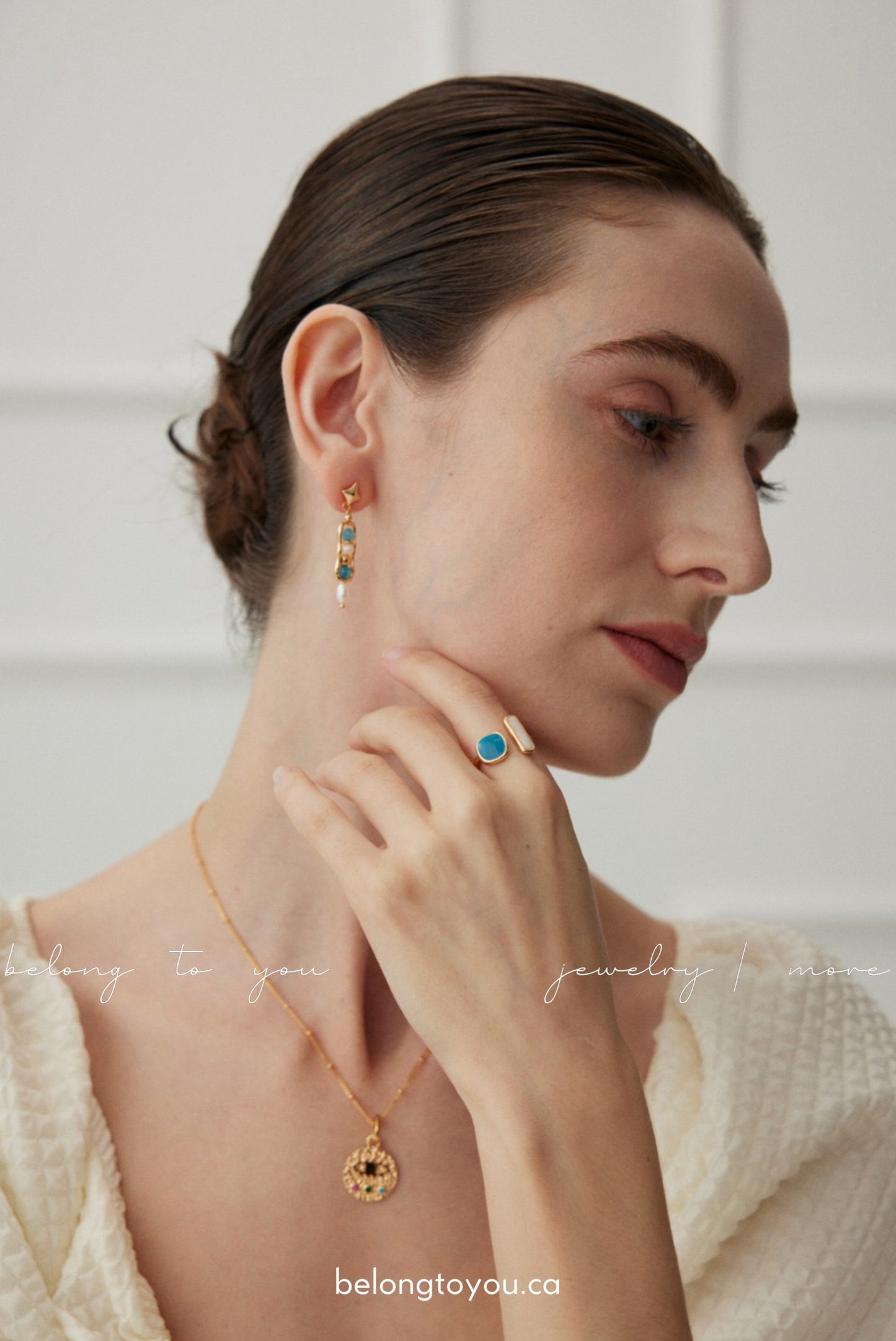Amazonite Pearl Earrings