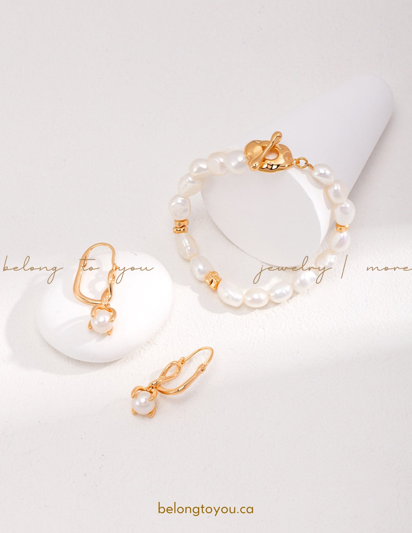 Artistic Pearl Earrings