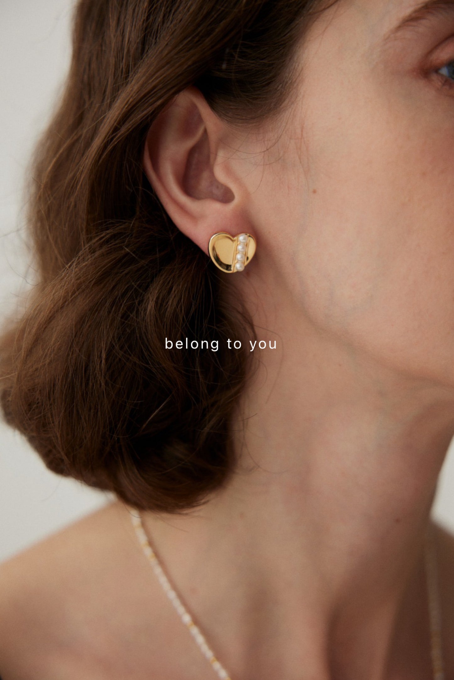 Heart Pearl Earrings