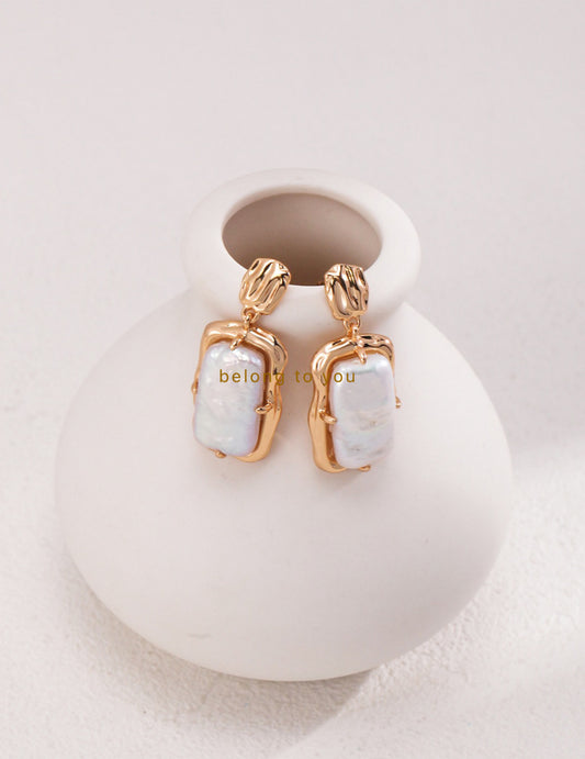 Whispers Of The Stars Pearl Earrings