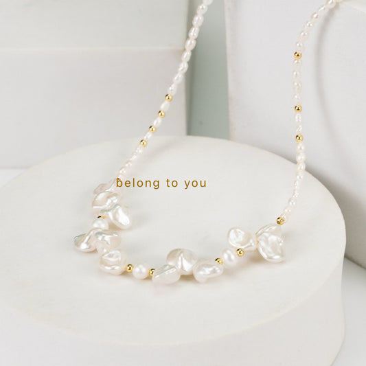 Morning Dew Baroque Pearl Necklace