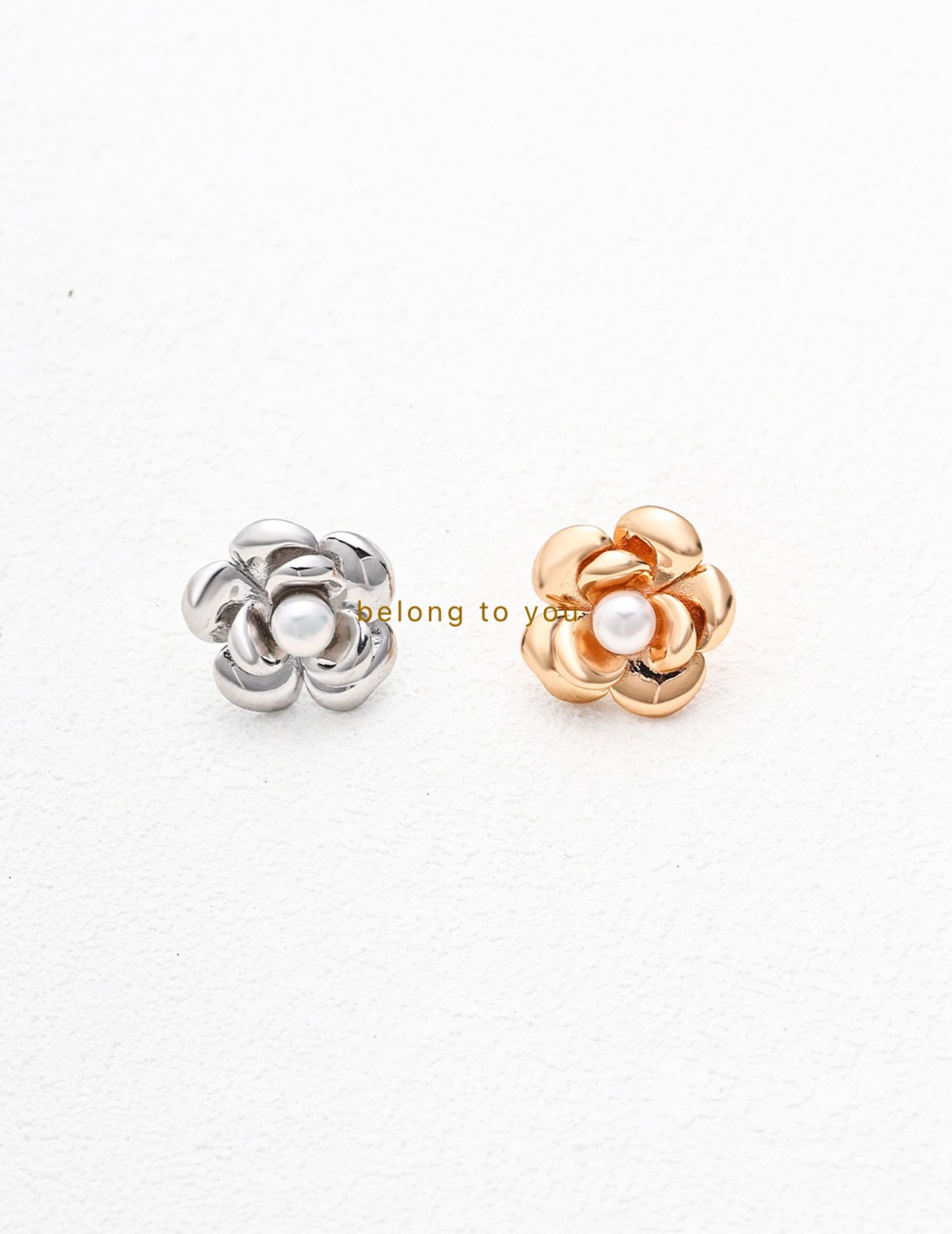 Camellia Pearl Earrings