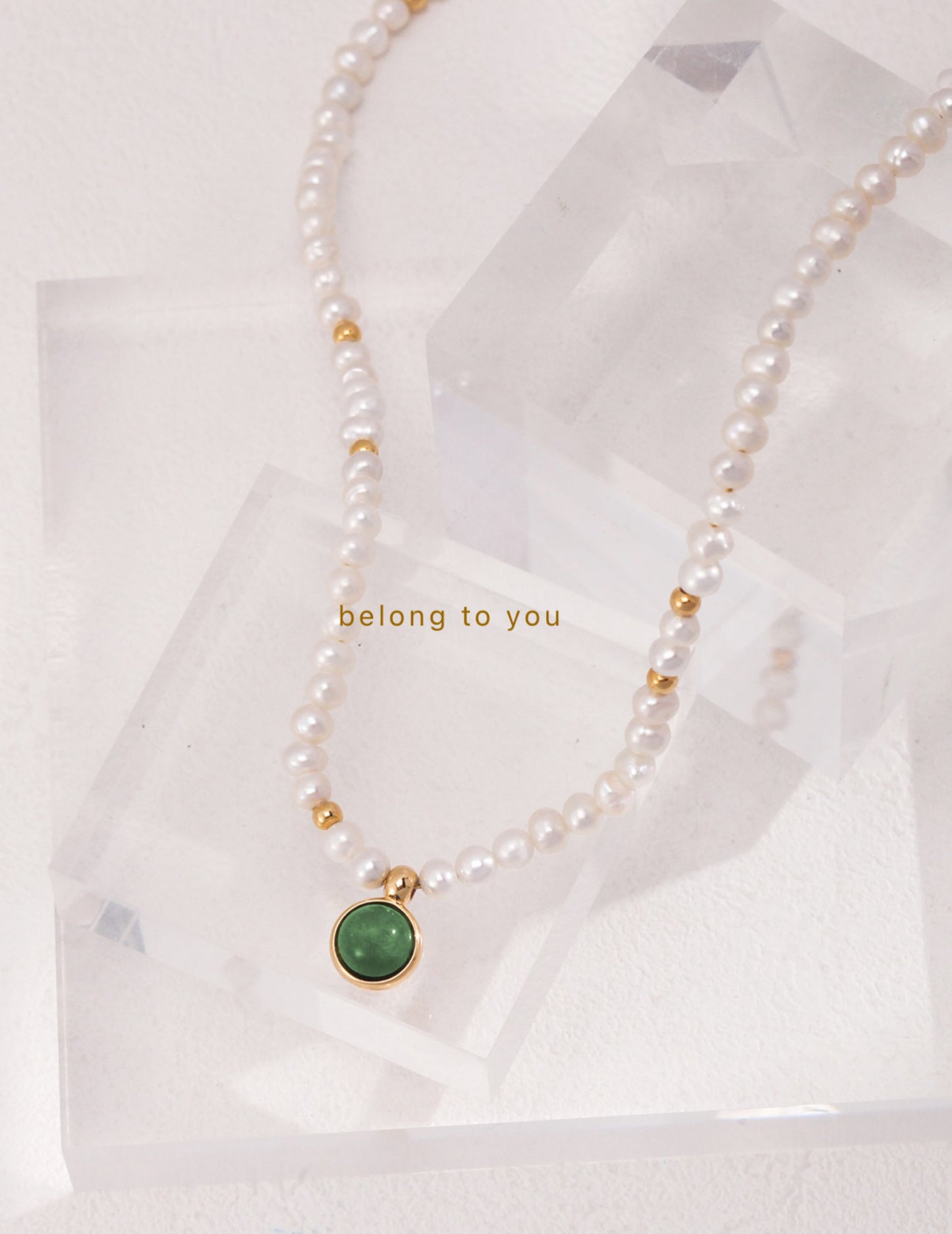 Exquisite Aquatic Agate Necklace