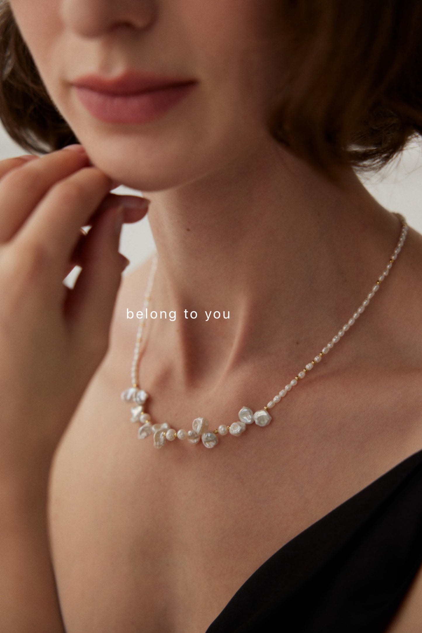 Morning Dew Baroque Pearl Necklace
