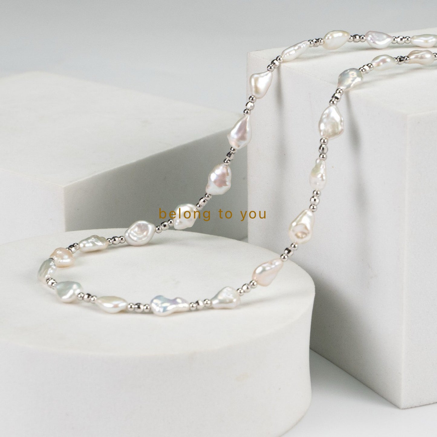 Moonlight Baroque Pearl Necklace