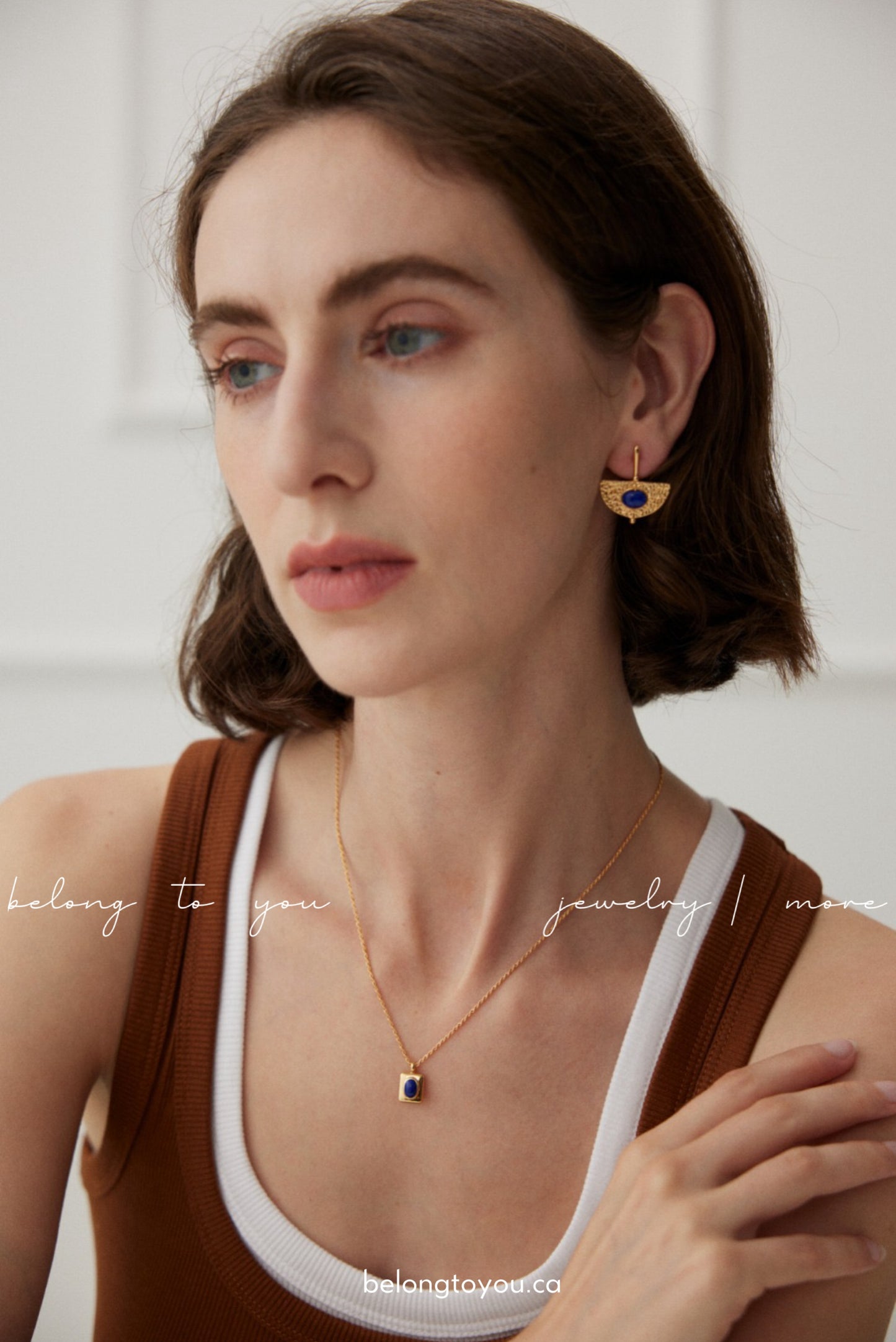 Minimalist Lapis Lazuli Necklace