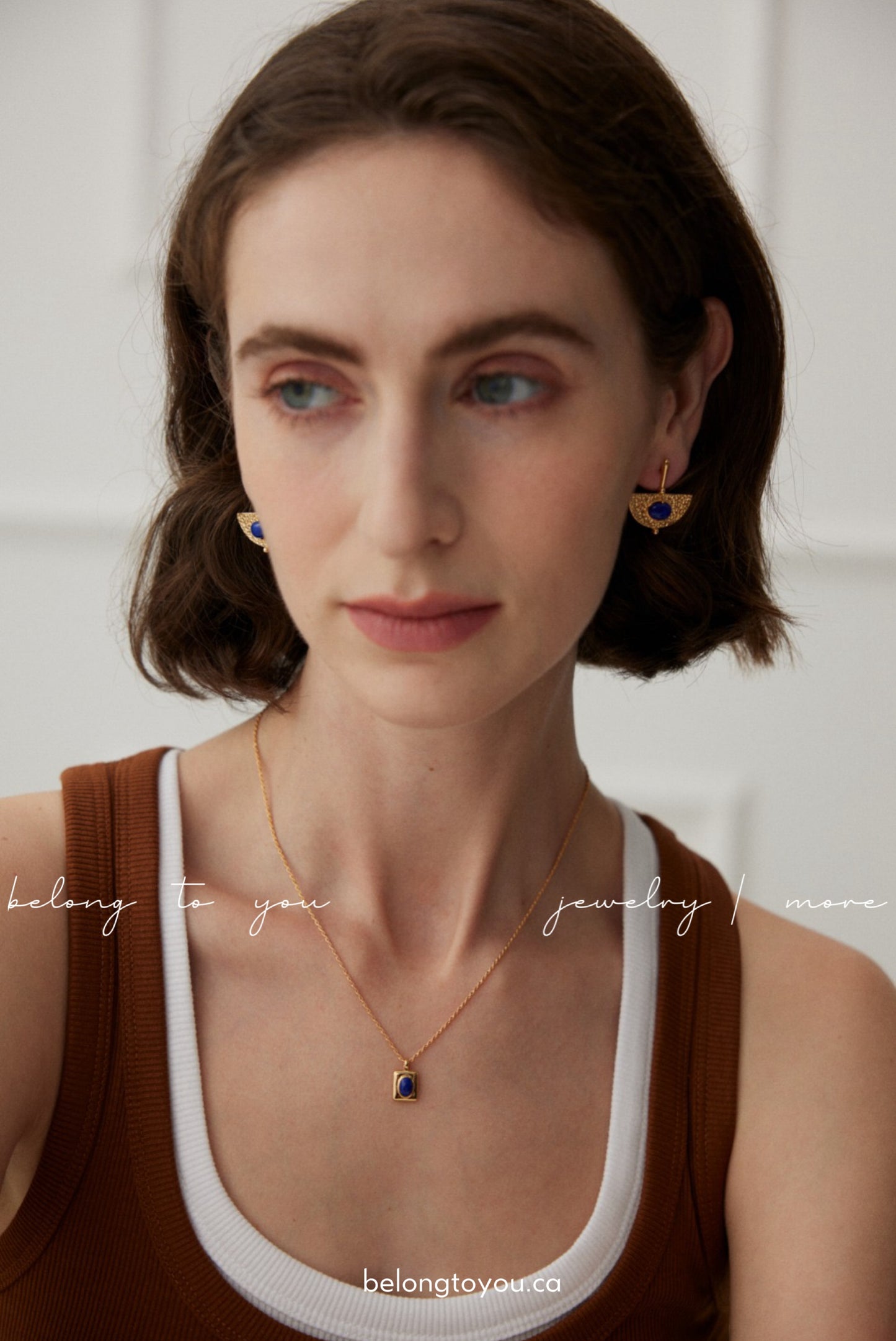 Minimalist Lapis Lazuli Necklace