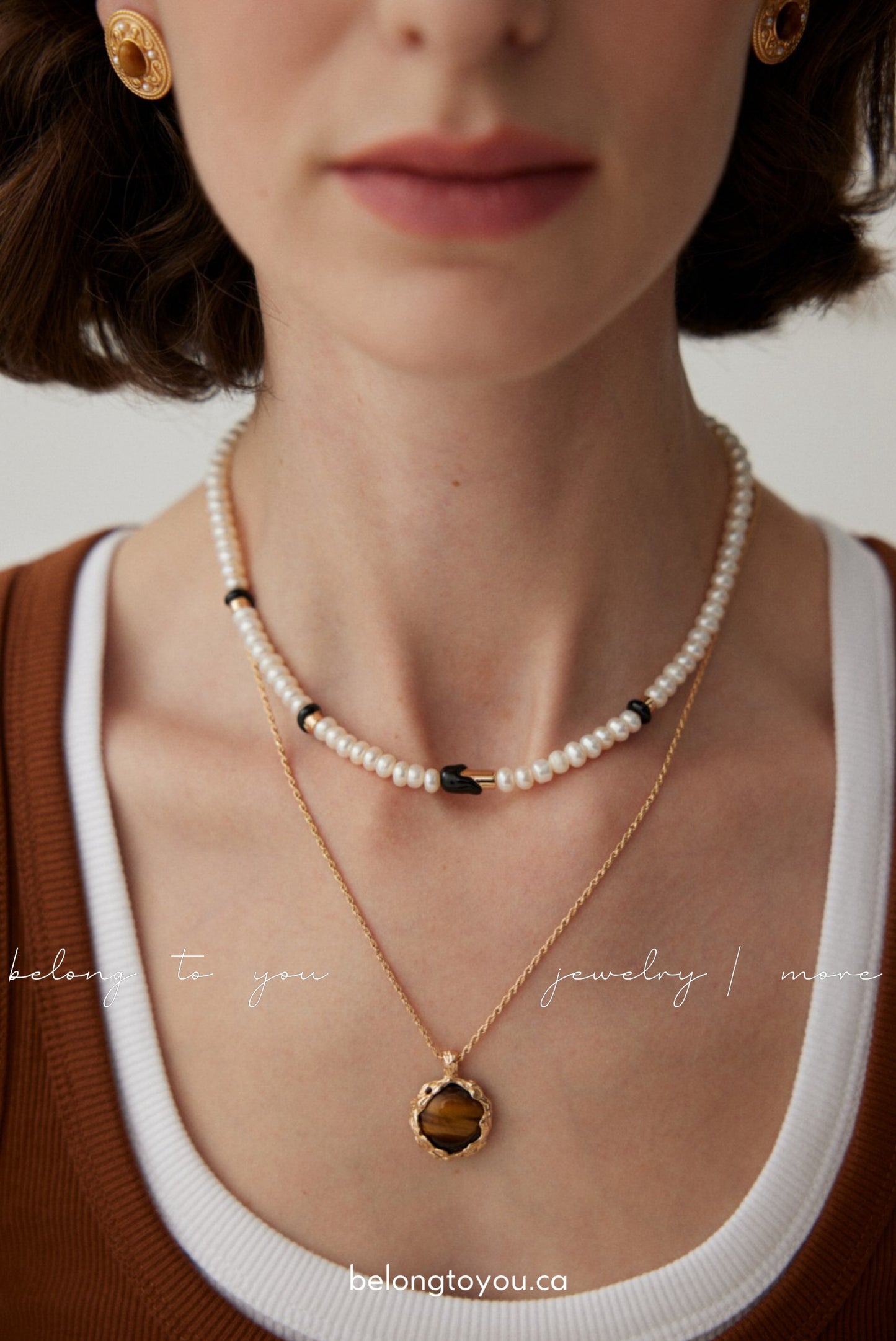 Luxurious Drip Glaze Pearl Necklace