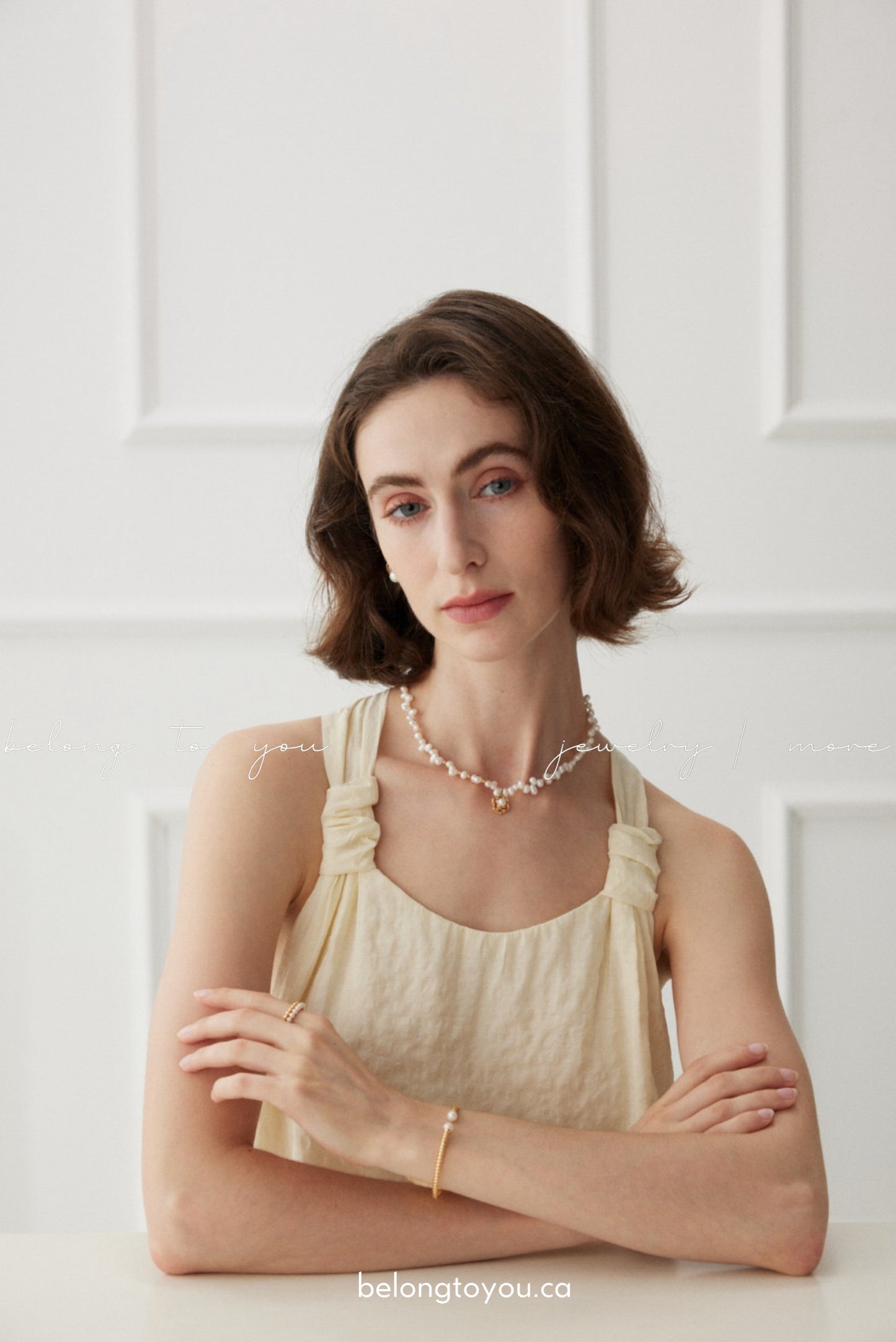 French Floral Pearl Necklace