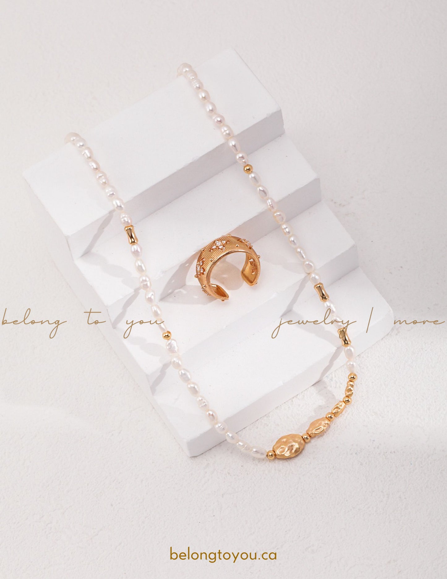 Delicate Rice Pearl Necklace