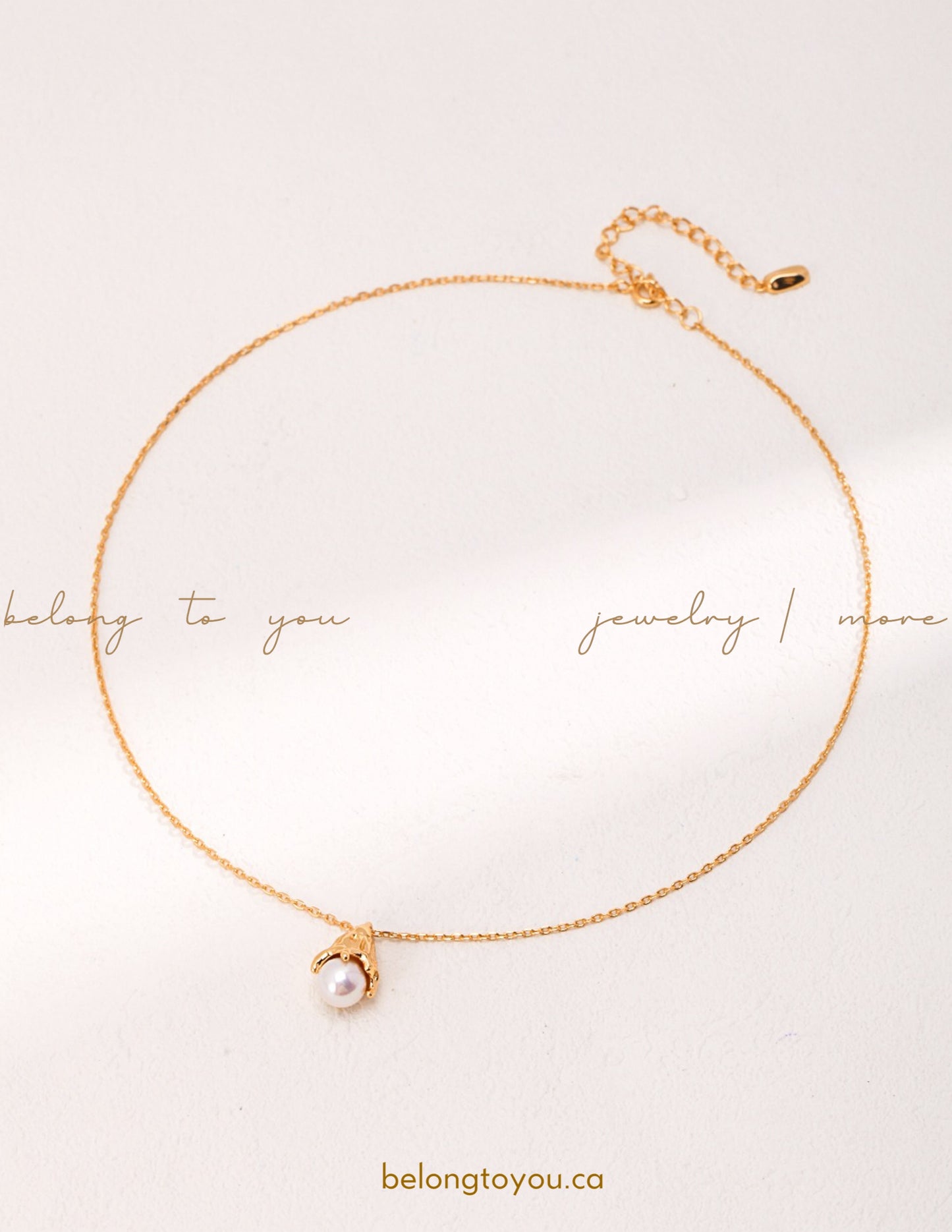 Fresh Minimalist Pearl Necklace