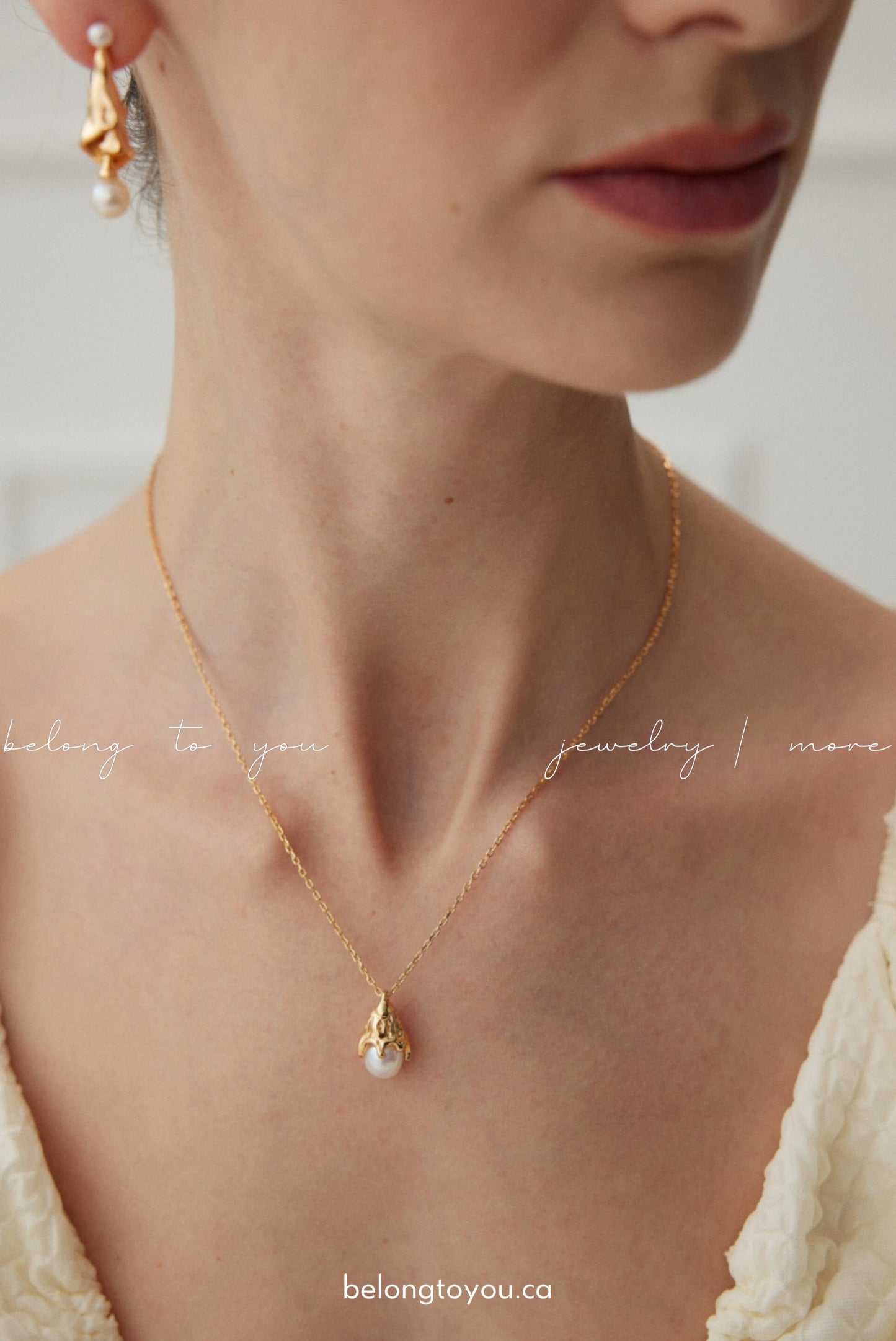 Fresh Minimalist Pearl Necklace
