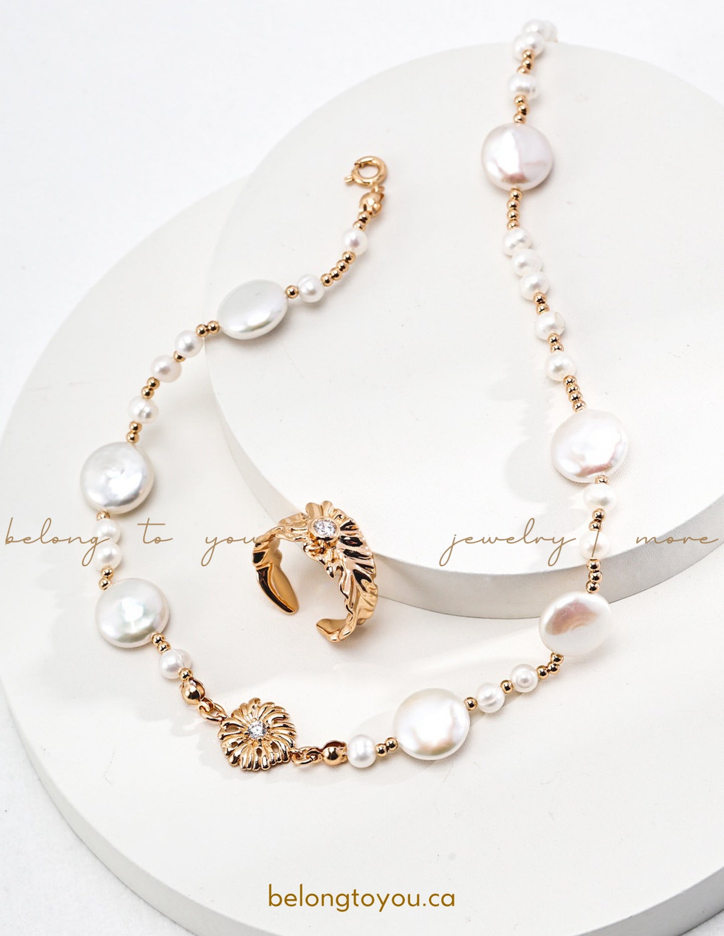Daisy Pearl Necklaces