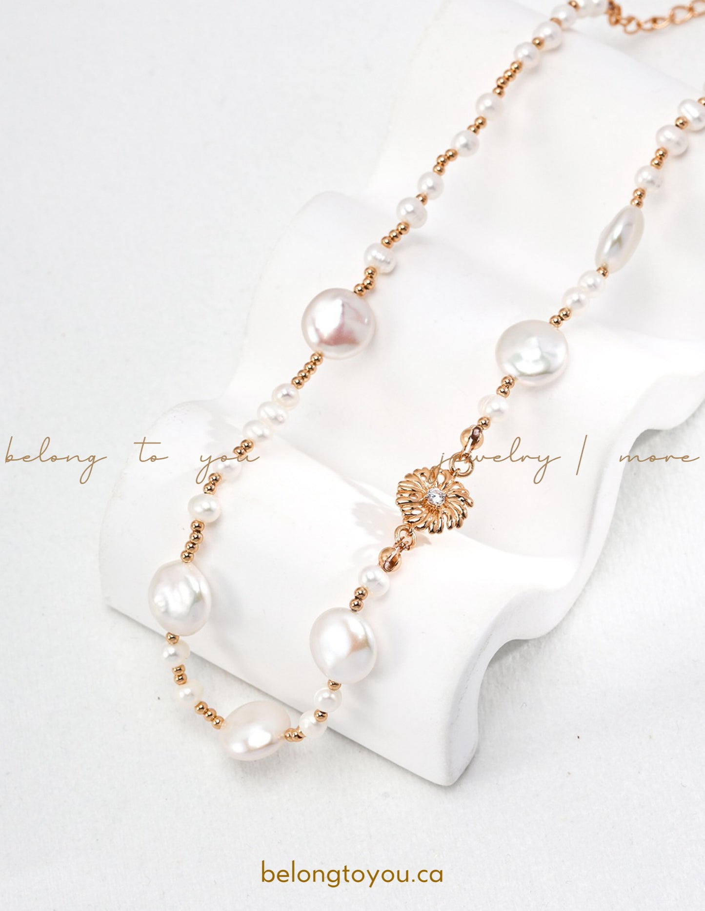 Daisy Pearl Necklaces