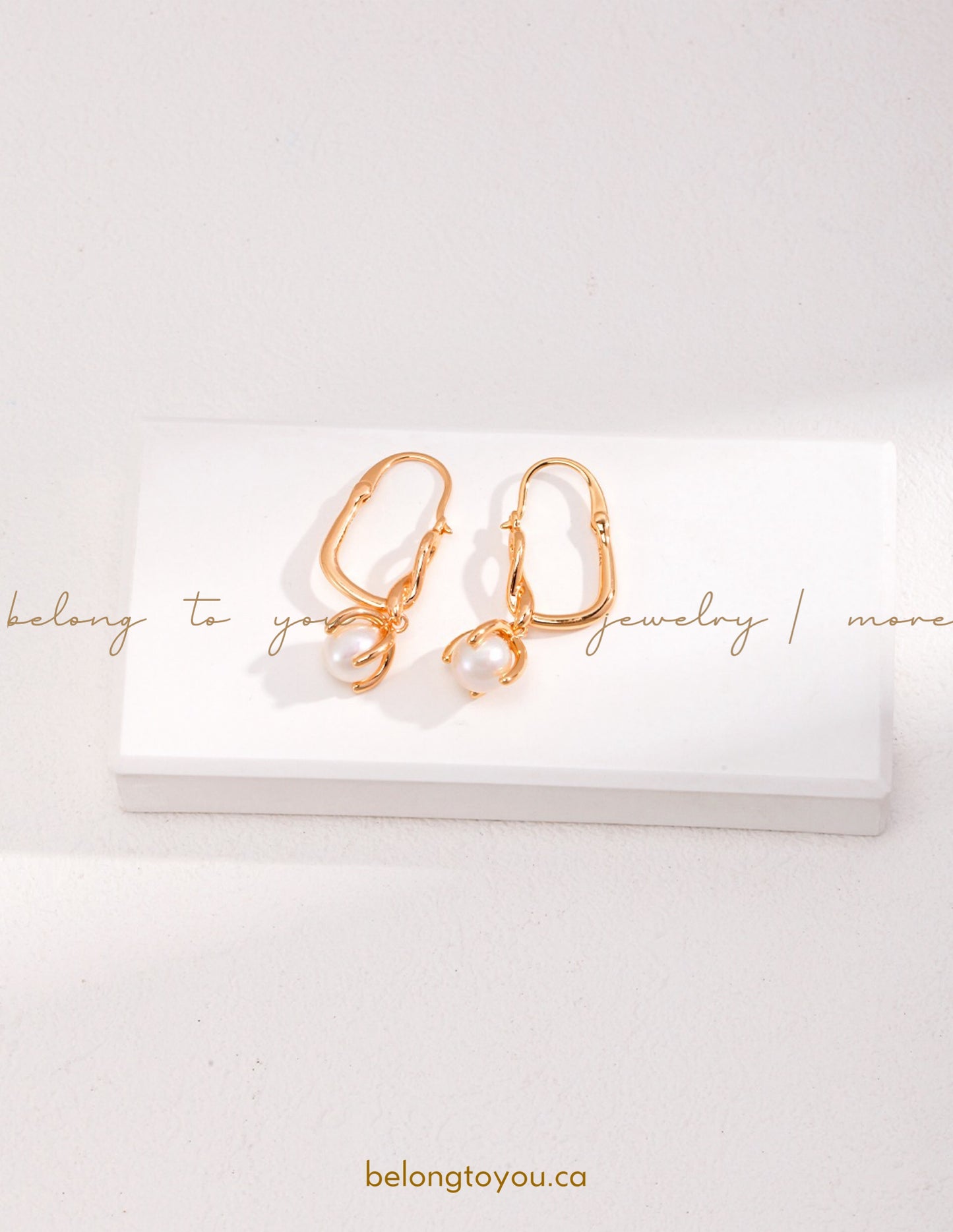 Artistic Pearl Earrings