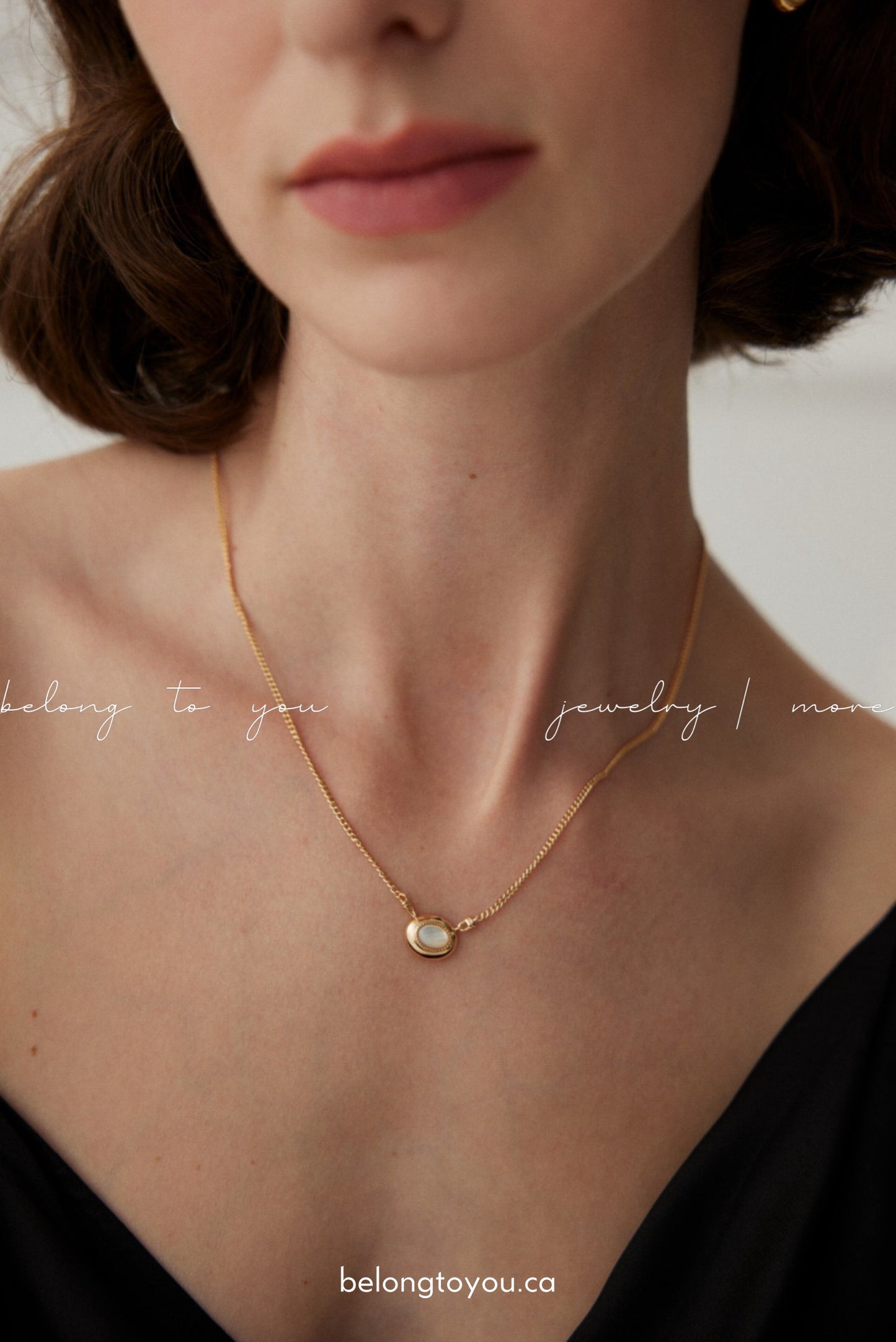 Minimalist Mother-of-Pearl Necklaces